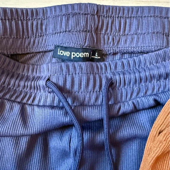 Love Poem 3 Rib Knit Flare Pants - Picture 3 of 7